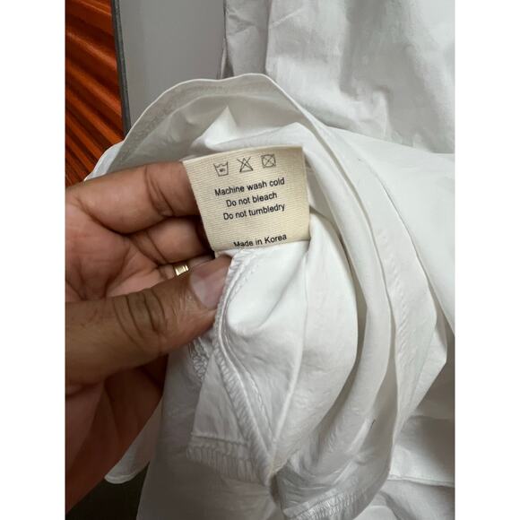 THE FRANKIE SHOP - Cala Shirt Dress / White / XS-S - Picture 8 of 9